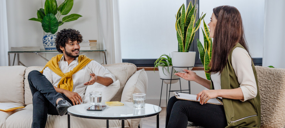 Successful business people working in modern office